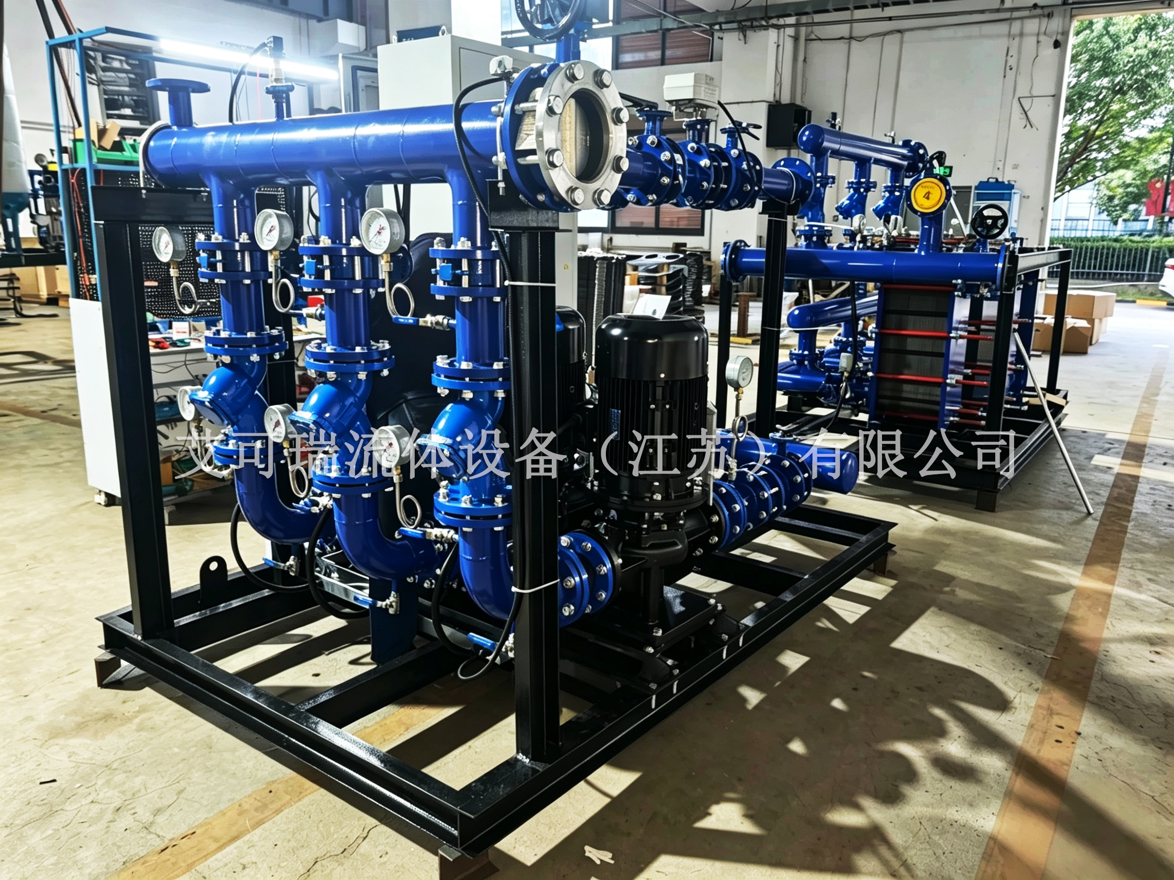 艾可瑞水水板式换热机组.jpg